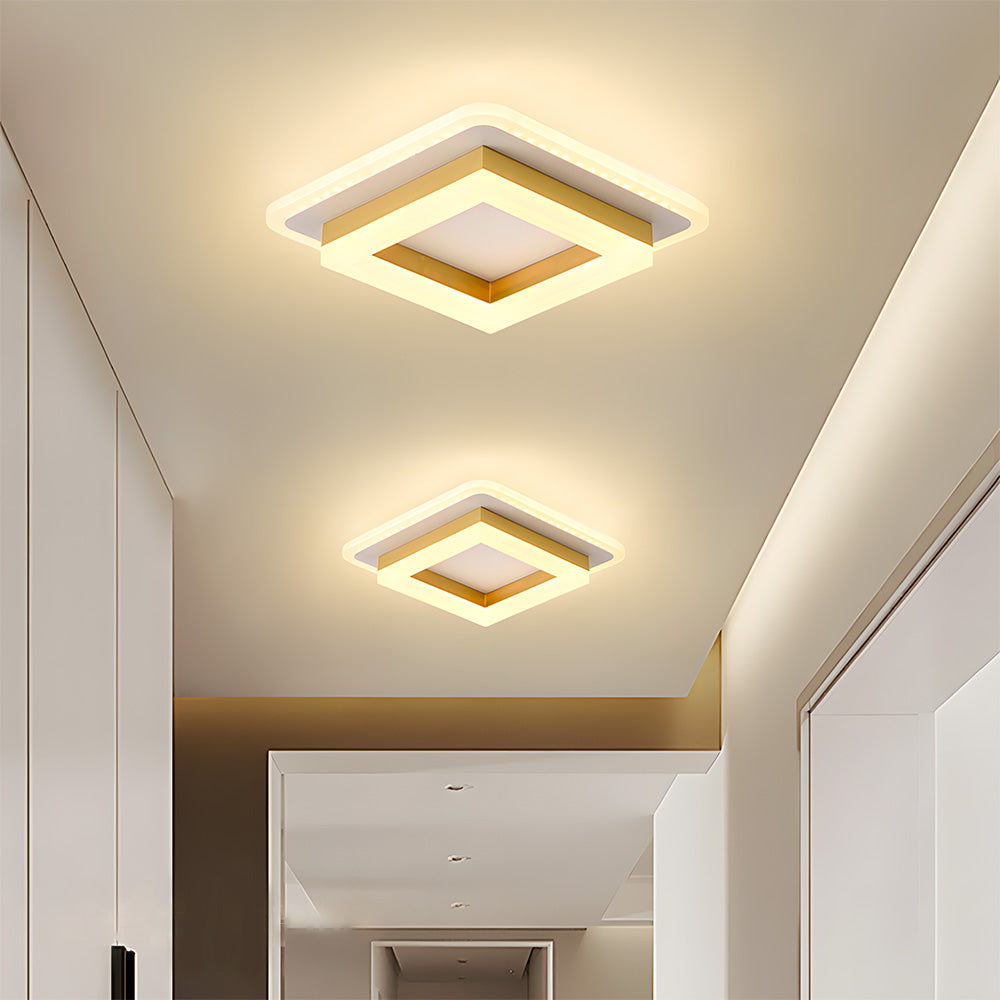 Plafonnier LED carré 24 W | 1920 lm, 20 × 20 cm