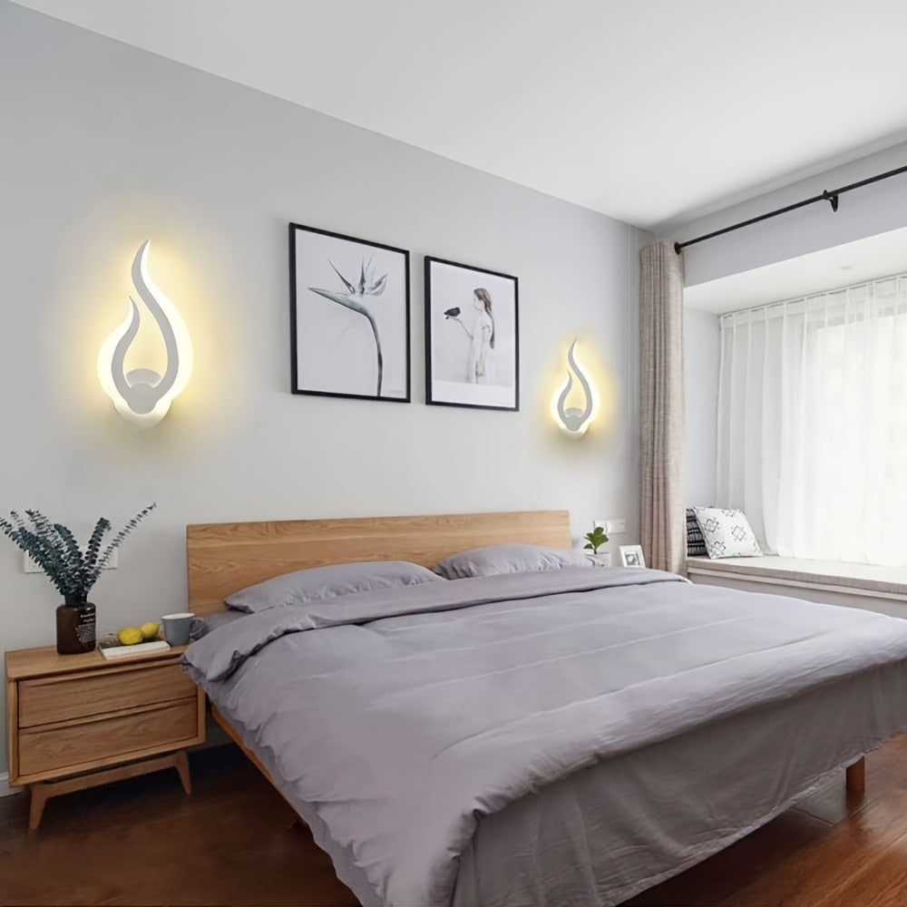 Applique murale LED flamme | 10 W blanc chaud 3000 K