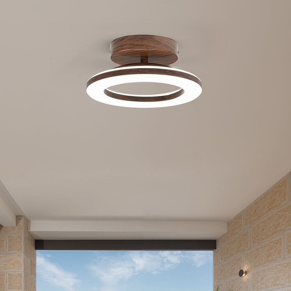 Plafonnier LED rond en acrylique | Ø 20 ou 30 cm, couloir