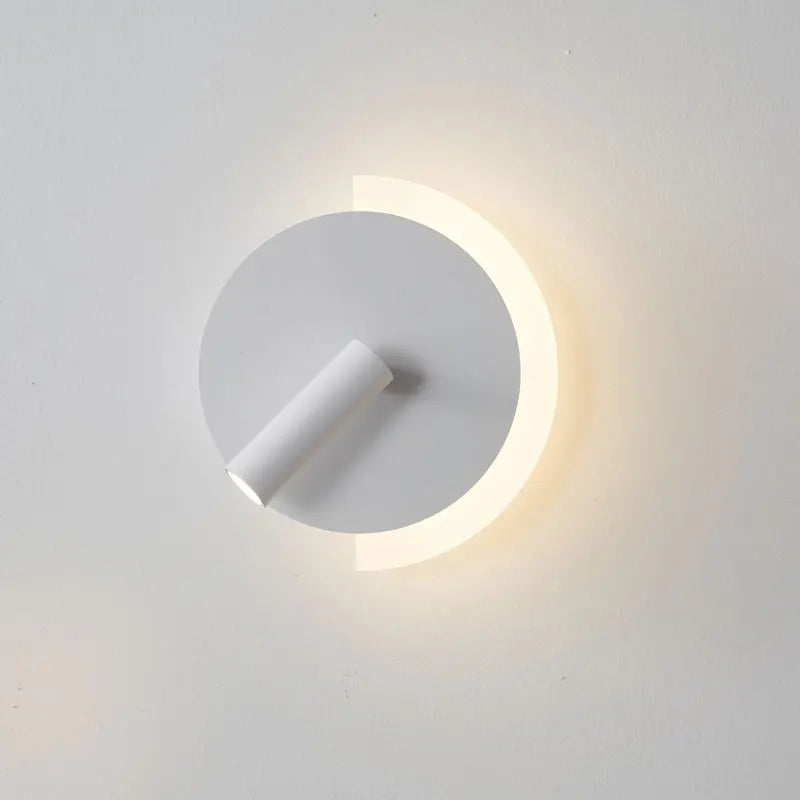 Applique LunaSpot | Anneau LED et spot de lecture