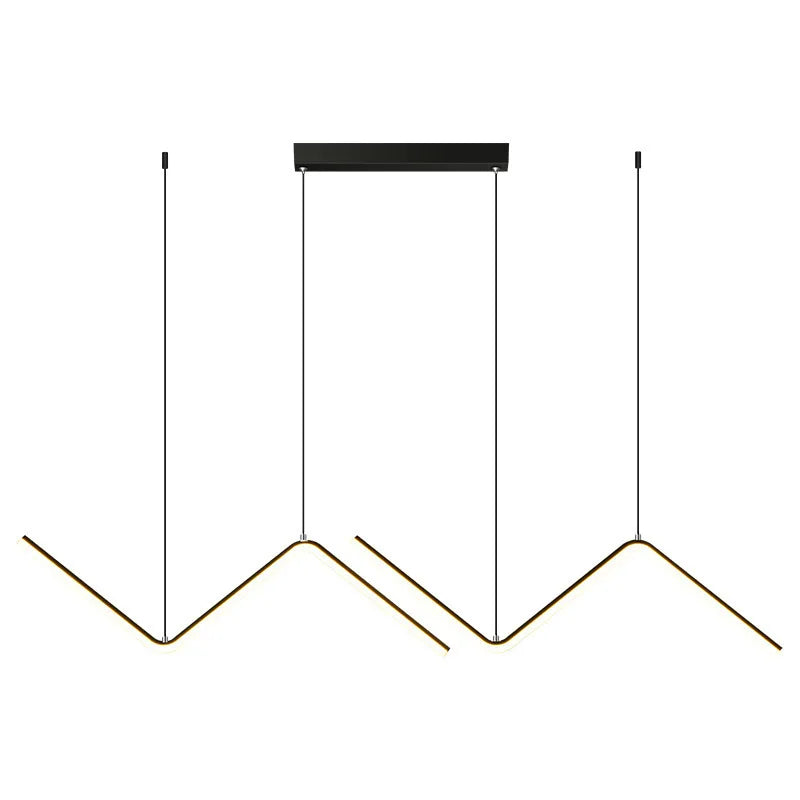 Suspension linéaire en aluminium | Nordique, 45 ou 90 cm