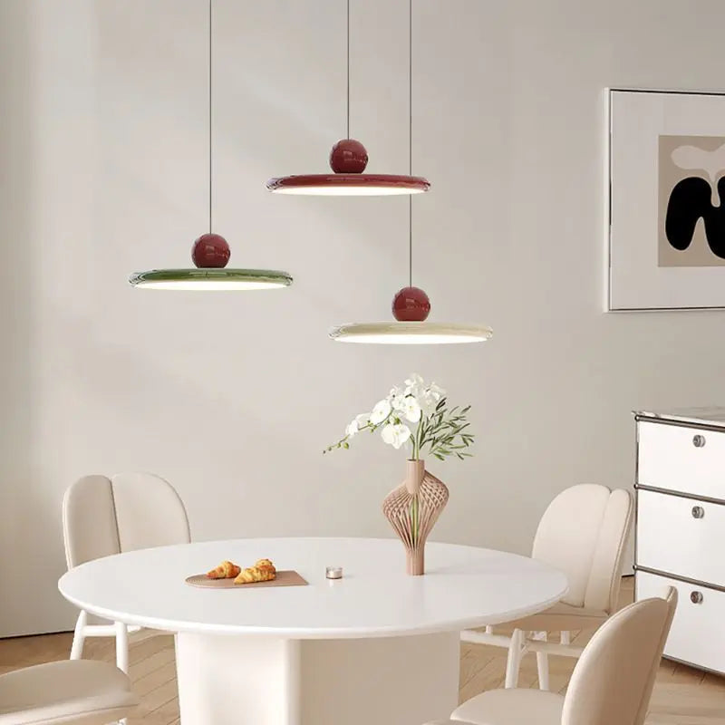 Suspension nordique Soucoupe | Plafonnier LED 56 W, 2 tailles