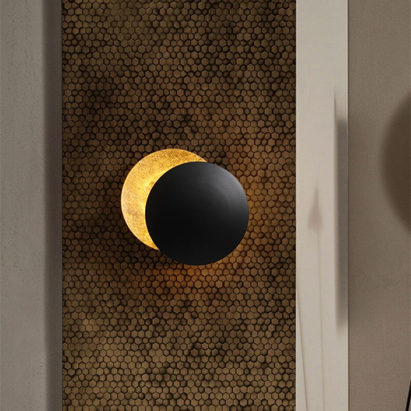 Applique Lunaris éclipse | Disques métal, 20 ou 25 cm