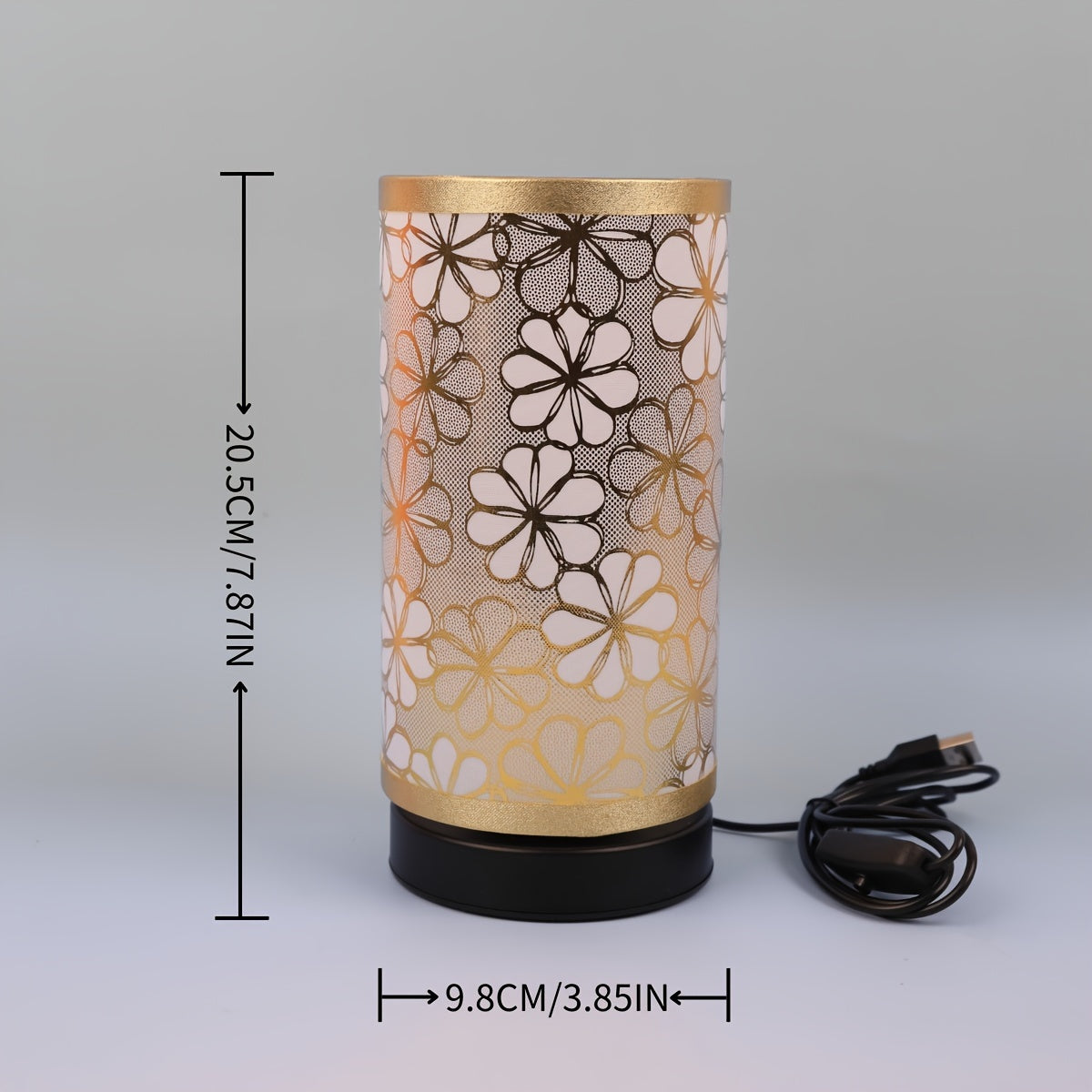 Lampe à poser florale USB | Lumière d’ambiance chaleureuse