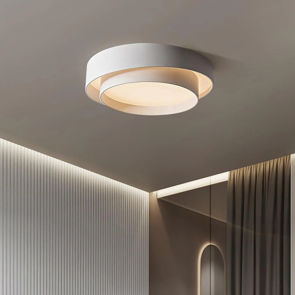 Plafonnier LED rond nordique | Ø 40, 50 ou 60 cm
