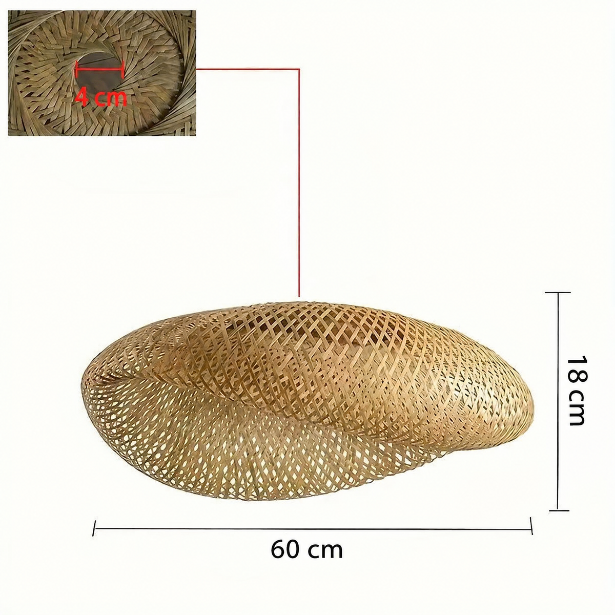 Abat-jour BambooBoho – dimensions
