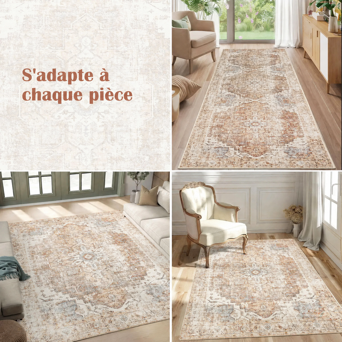 Tapis Heritage Medallion – s'adapte à chaque pièce