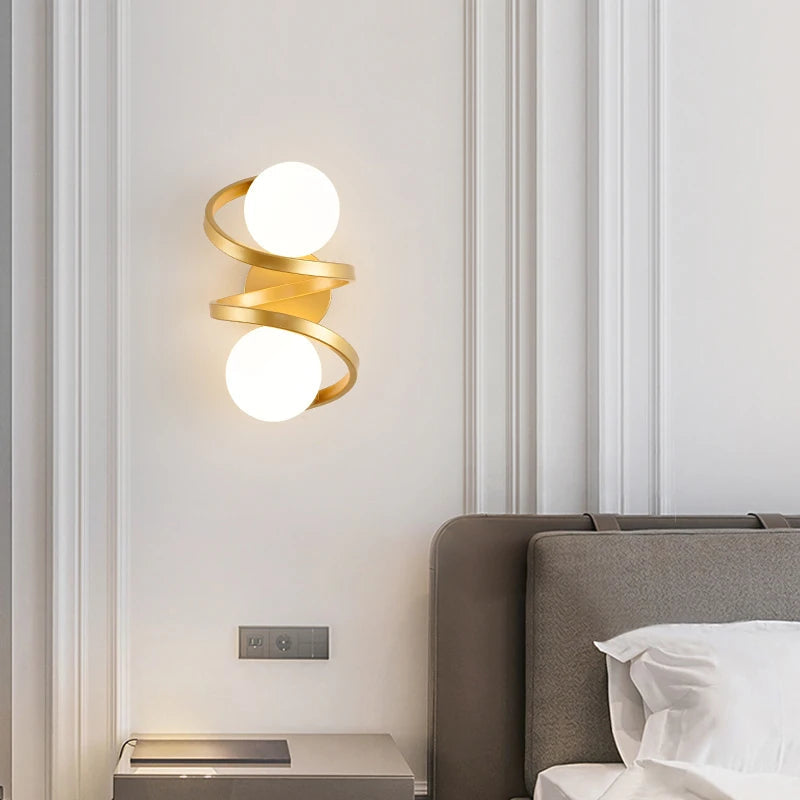 Applique Astra Spirale | LED 7 W, 1 ou 2 globes