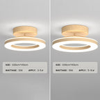 Plafonnier LED rond en acrylique | Ø 20 ou 30 cm, couloir