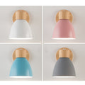 Applique murale bois et fer | Minimaliste, 6 coloris macaron