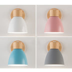 Applique murale bois et fer | Minimaliste, 6 coloris macaron