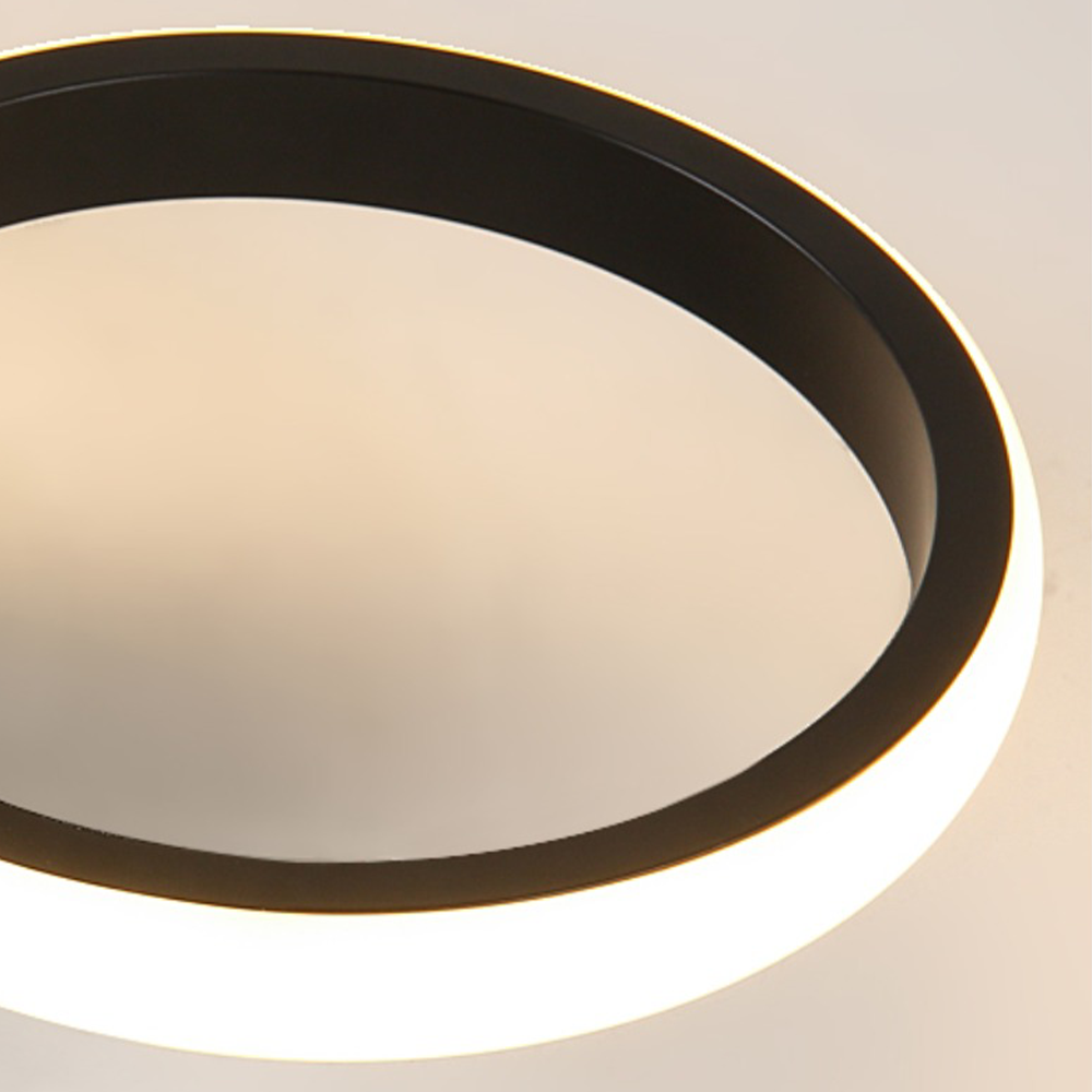 Plafonnier LED à anneaux | Design contemporain épuré