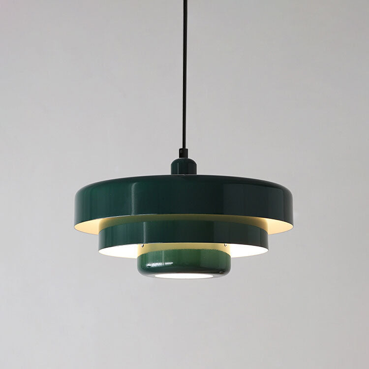 Suspension nordique vintage à étages | Métal Ø 34,5 cm