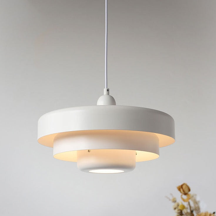 Suspension nordique vintage à étages | Métal Ø 34,5 cm