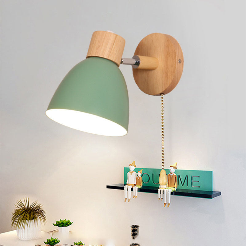 Applique murale bois et fer | Minimaliste, 6 coloris macaron