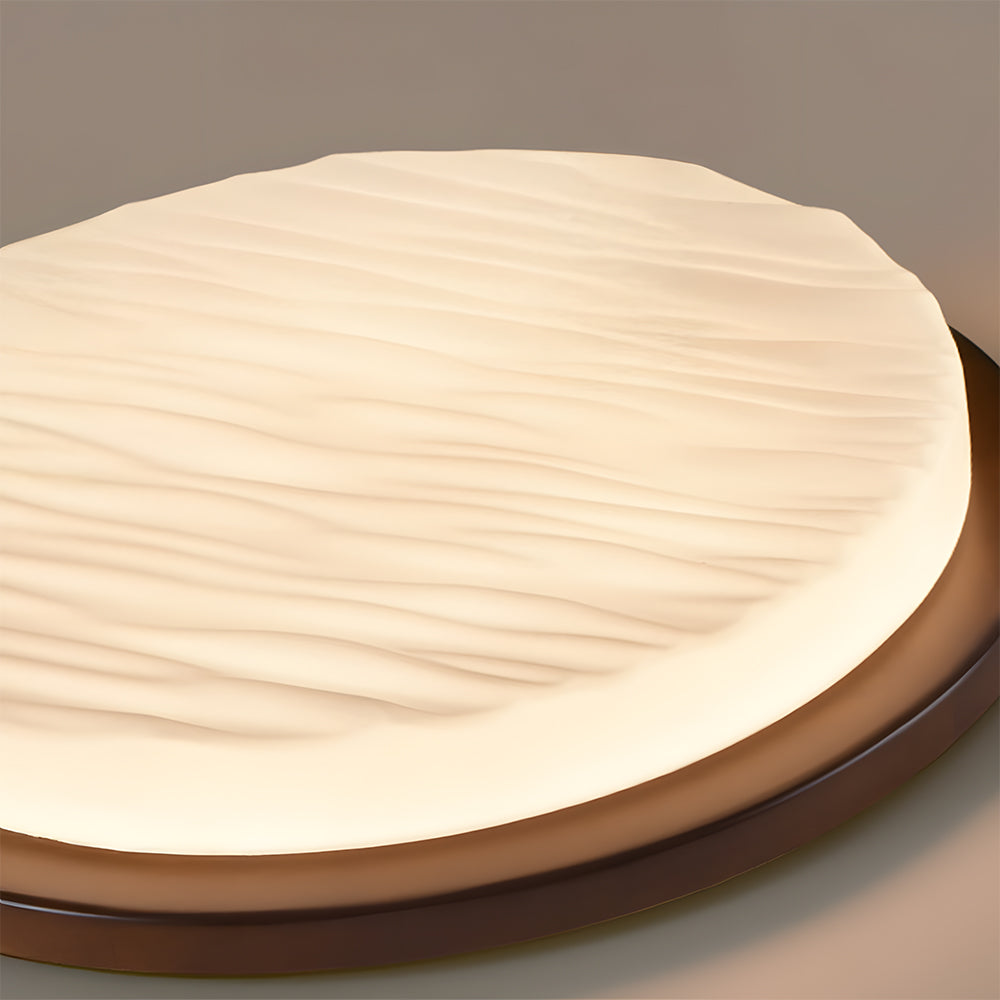 Plafonnier LED Art déco | Verre sculpté, Ø30 à Ø53 cm