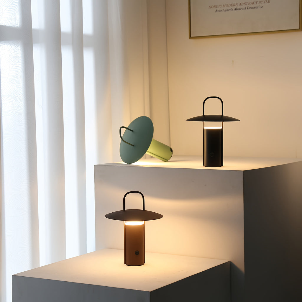 Lampe à poser LED sans fil | Tactile, USB, 3 teintes