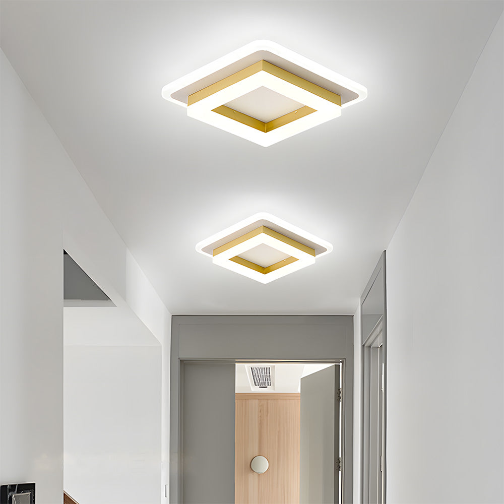Plafonnier LED carré 24 W | 1920 lm, 20 × 20 cm