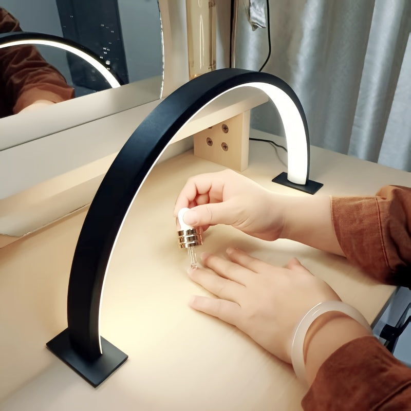 Lampe de bureau LED croissant de lune | USB, 3 coloris