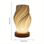 Lampe à poser LED Swirl | Chevet et bureau, 3 intensités