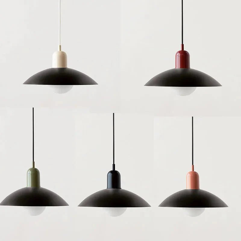 Suspension Macaron Bauhaus | Dôme coloré Ø 32 cm
