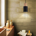 Suspension Macaron nordique | Bois et aluminium, 5 coloris
