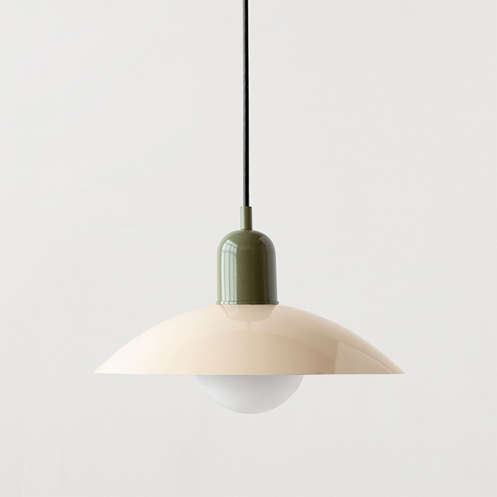 Suspension Macaron Bauhaus | Dôme coloré Ø 32 cm