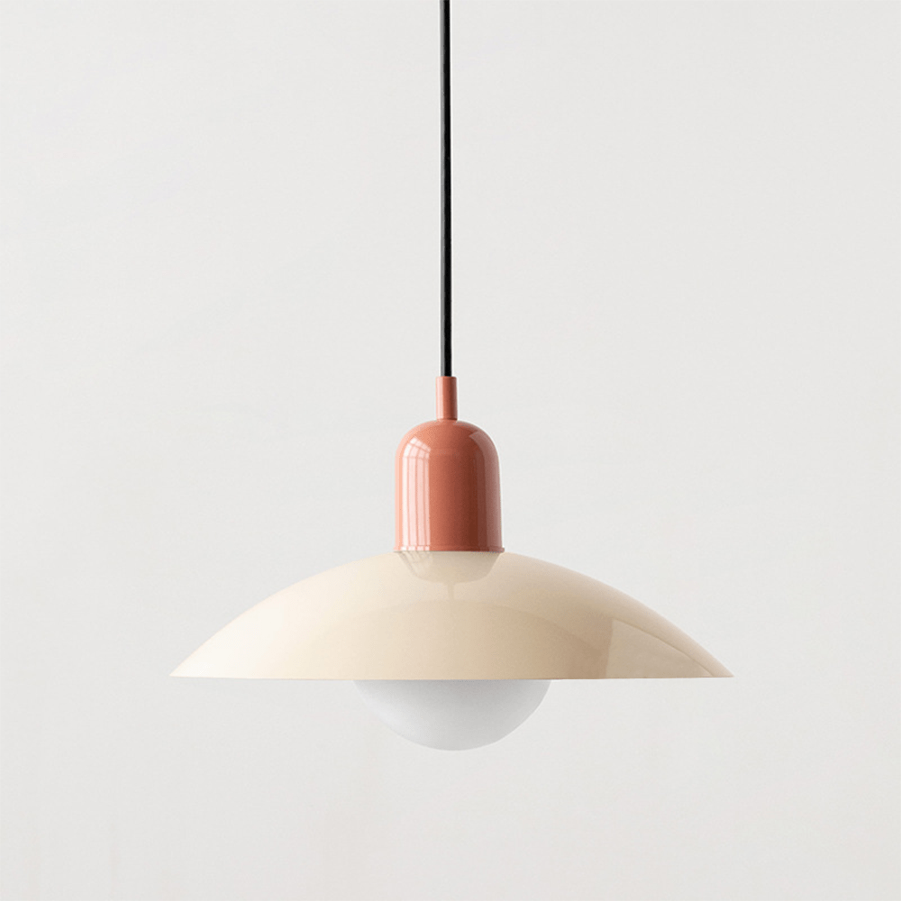 Suspension Macaron Bauhaus | Dôme coloré Ø 32 cm