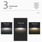Plafonnier LED scandinave Macaron | Bois naturel, 7 coloris