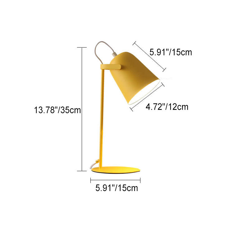 Lampe de bureau LED nordique en métal | 35 cm, 6 coloris