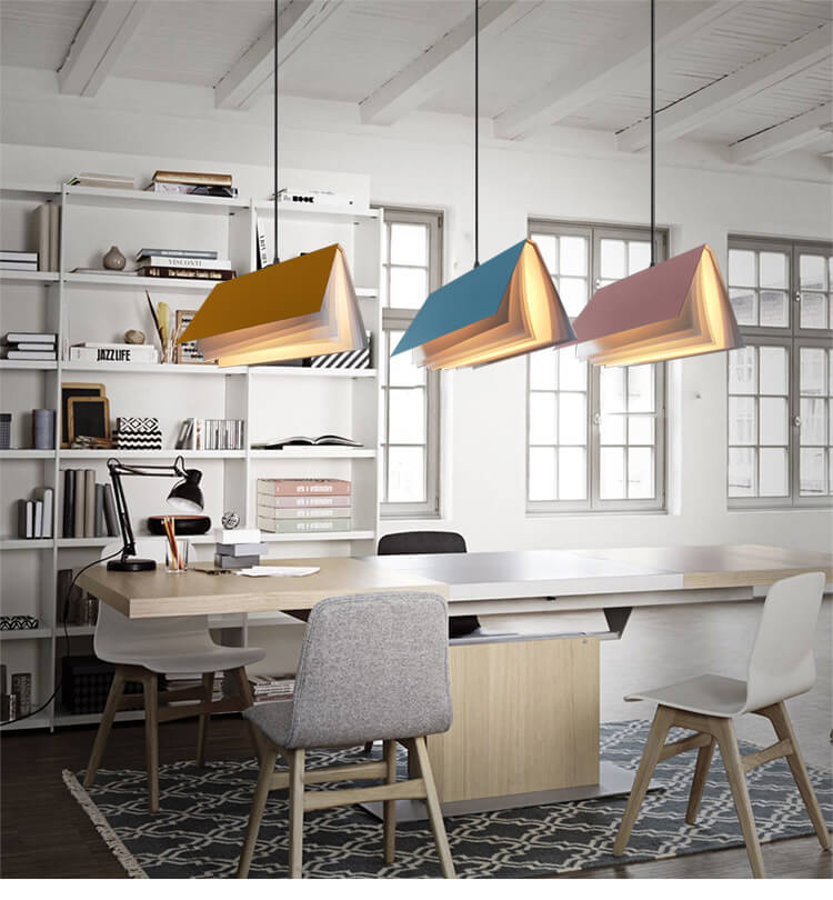 Suspension livre envolé | Plafonnier design 5 coloris