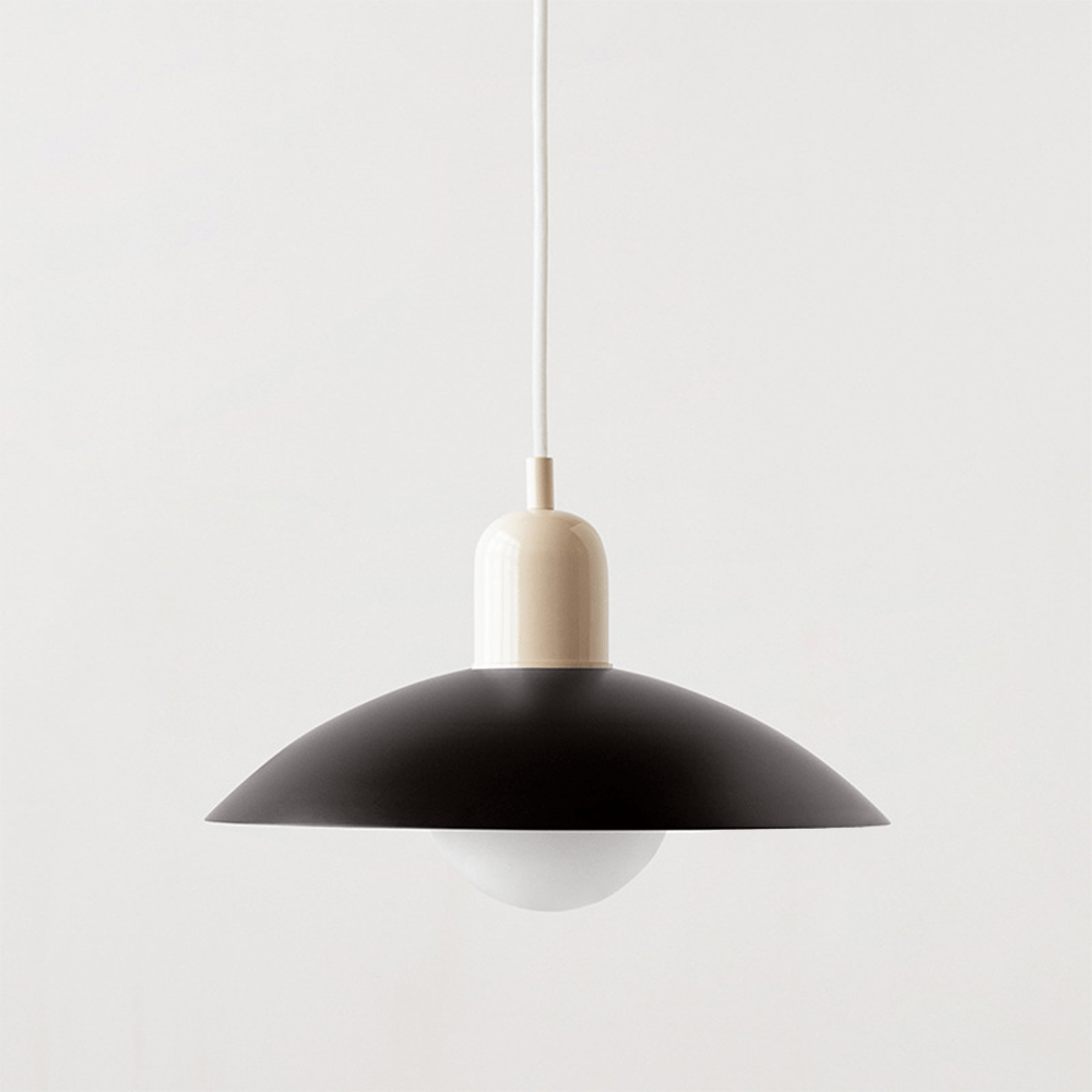 Suspension Macaron Bauhaus | Dôme coloré Ø 32 cm