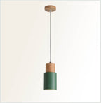 Suspension Macaron nordique | Bois et aluminium, 5 coloris