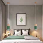 Suspension Macaron nordique | Bois et aluminium, 5 coloris