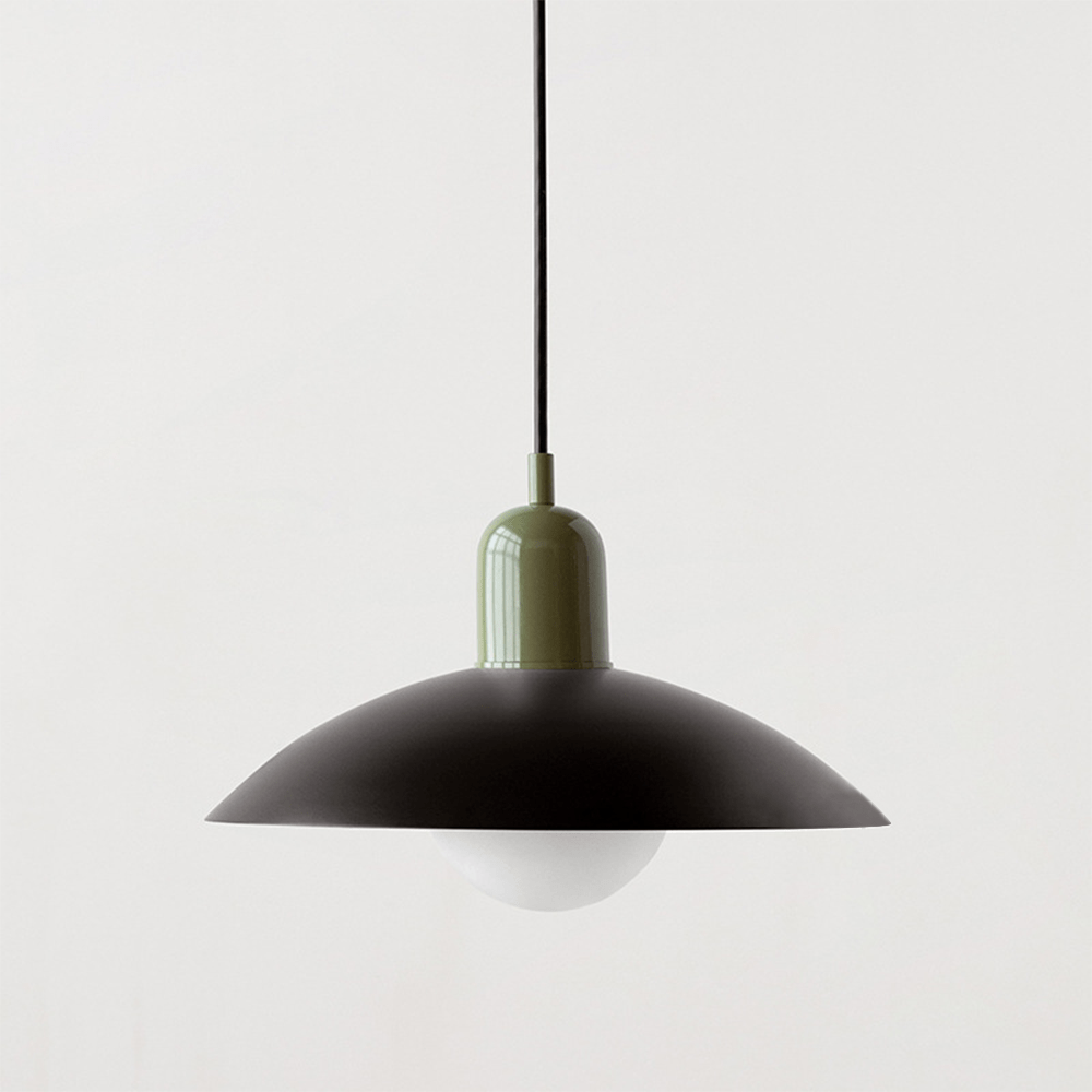 Suspension Macaron Bauhaus | Dôme coloré Ø 32 cm