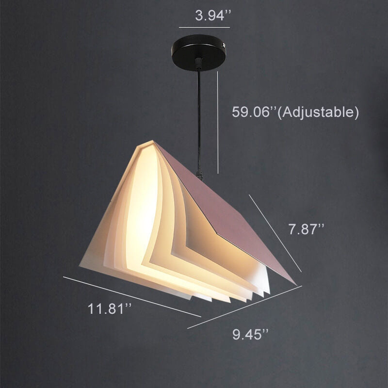 Suspension livre envolé | Plafonnier design 5 coloris
