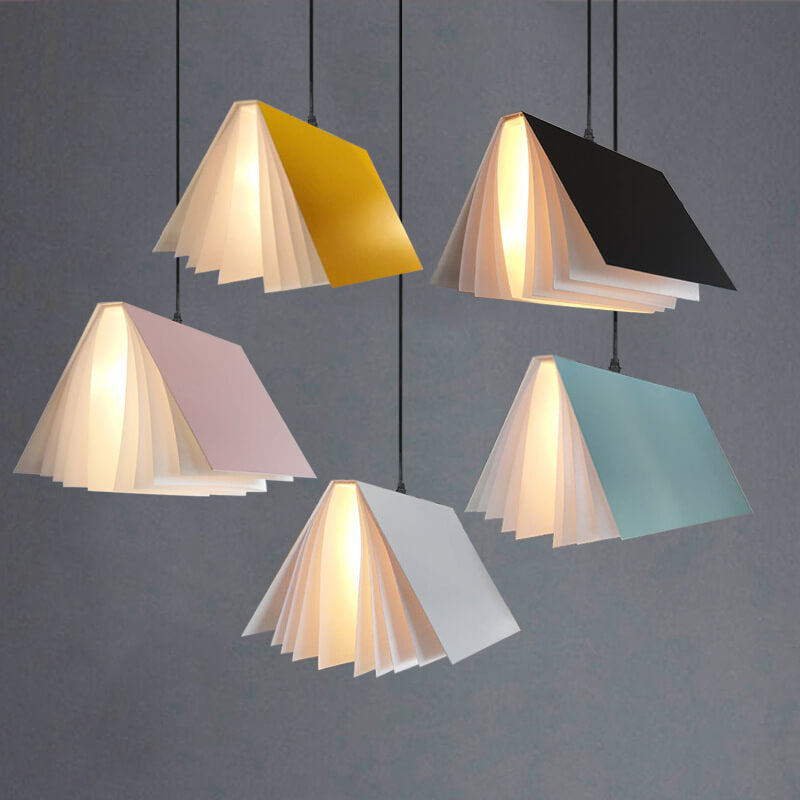 Suspension livre envolé | Plafonnier design 5 coloris