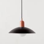 Suspension Macaron Bauhaus | Dôme coloré Ø 32 cm