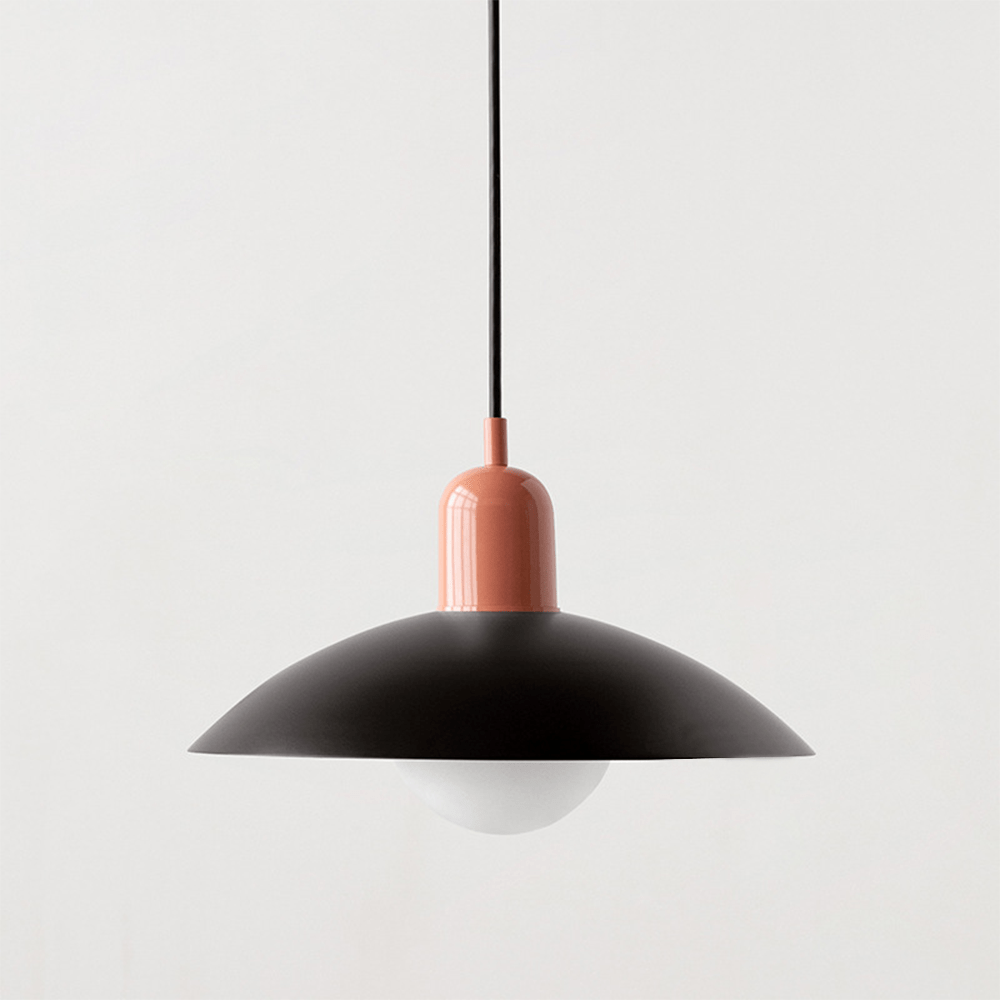 Suspension Macaron Bauhaus | Dôme coloré Ø 32 cm
