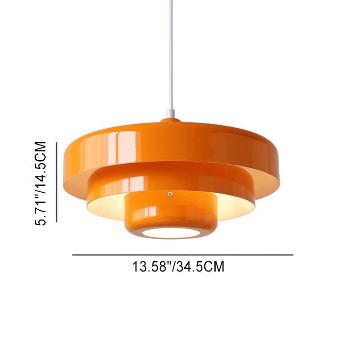 Suspension nordique vintage à étages | Métal Ø 34,5 cm