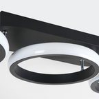 Plafonnier LED à anneaux | Design contemporain épuré
