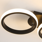 Plafonnier LED à anneaux | Design contemporain épuré