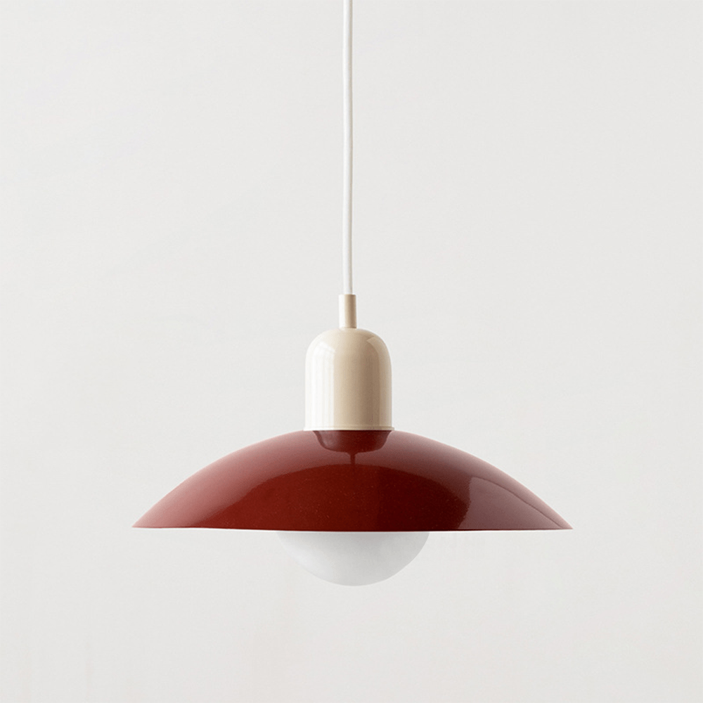 Suspension Macaron Bauhaus | Dôme coloré Ø 32 cm