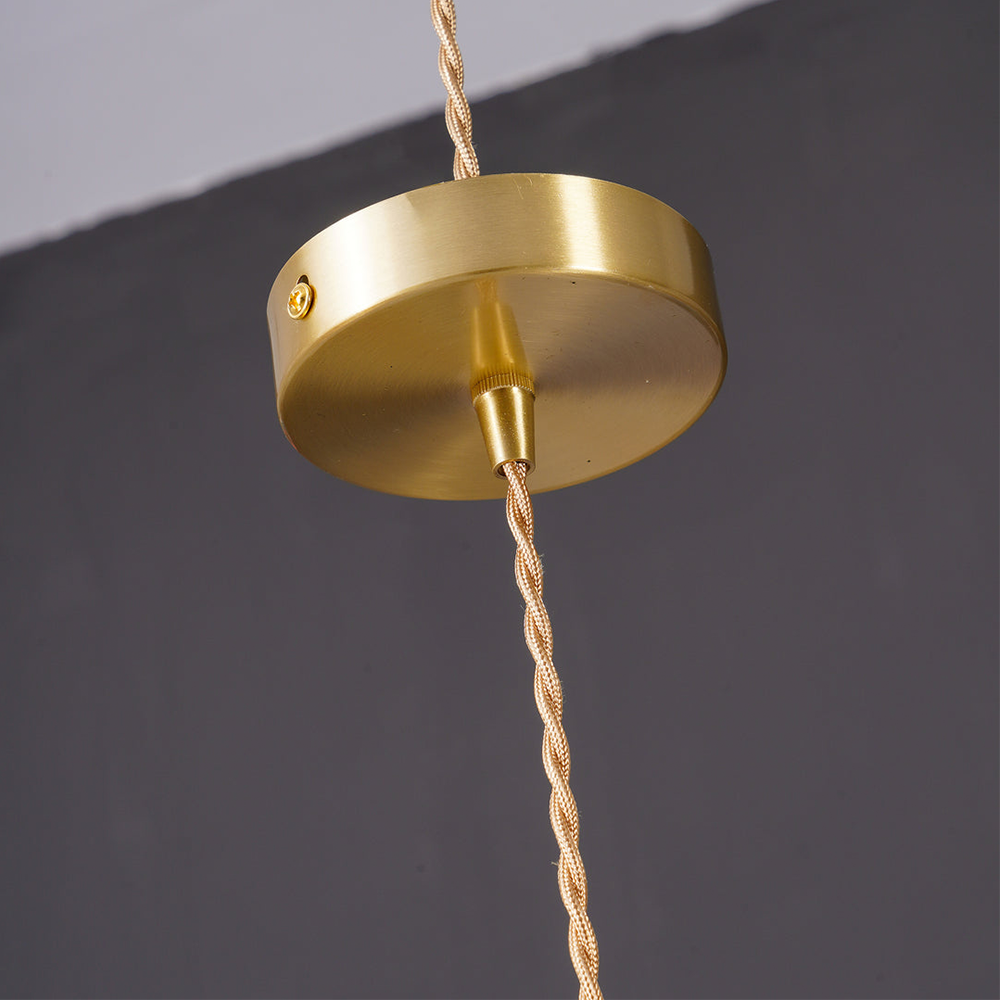 Suspension en verre fleur | Abat-jour Ø25 cm, 3 coloris
