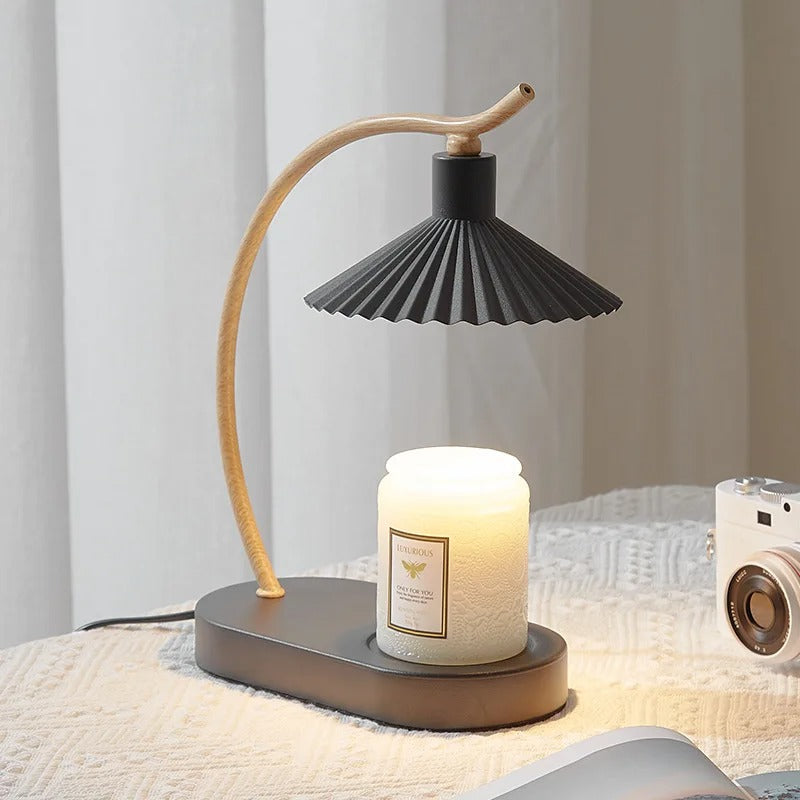 Lampe chauffe-bougie Vanessa | Ambiance nordique sans flamme