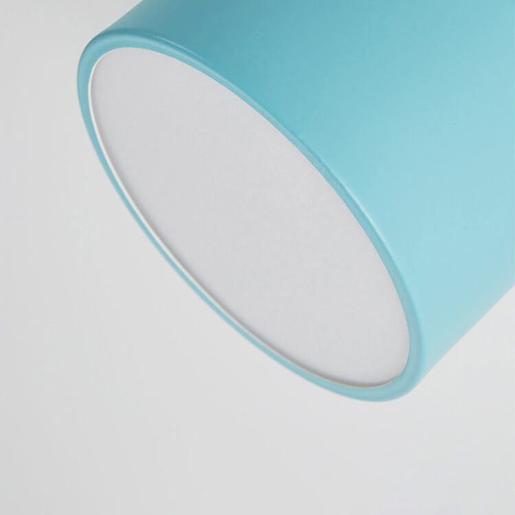 Plafonnier LED scandinave Macaron | Bois naturel, 7 coloris