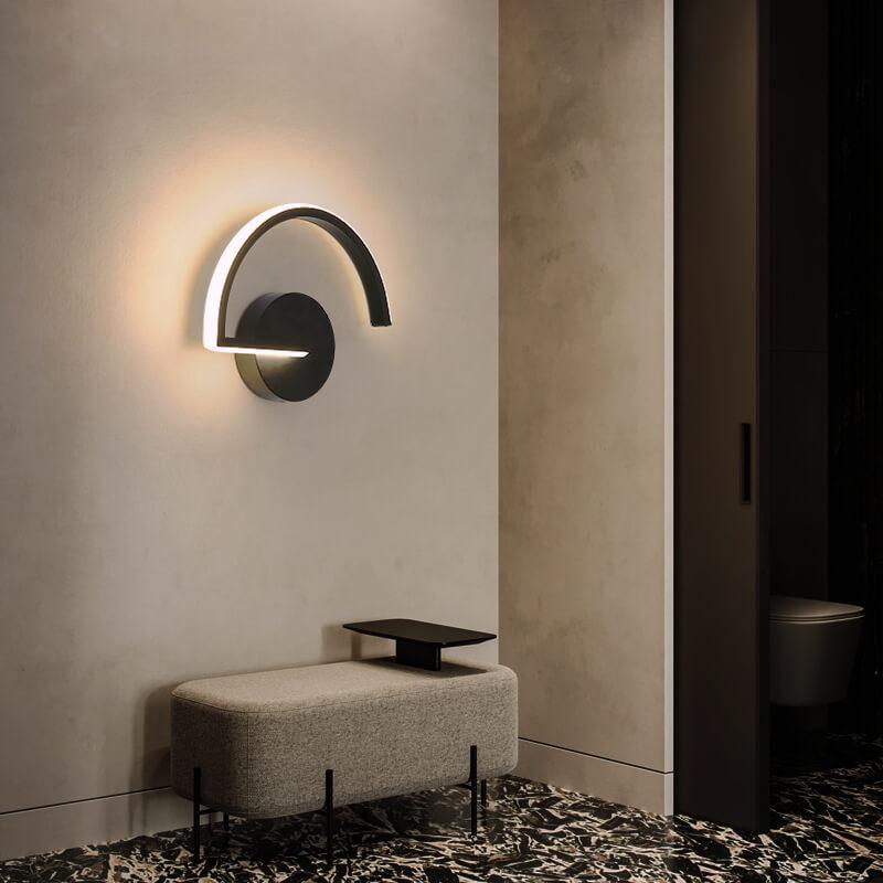 Applique LED Curves Line | Arc minimaliste, 3 formats