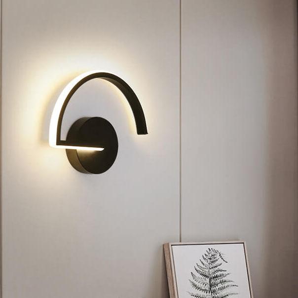 Applique LED Curves Line | Arc minimaliste, 3 formats
