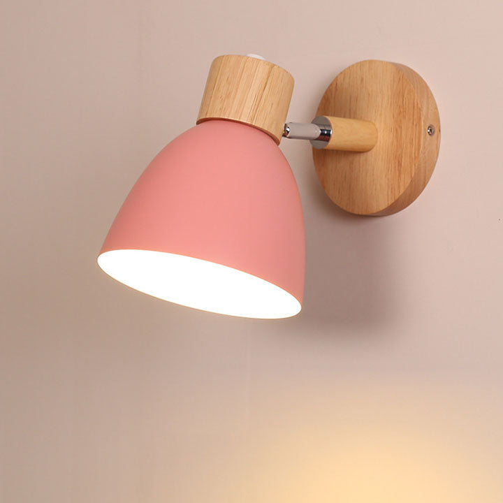 Applique murale bois et fer | Minimaliste, 6 coloris macaron