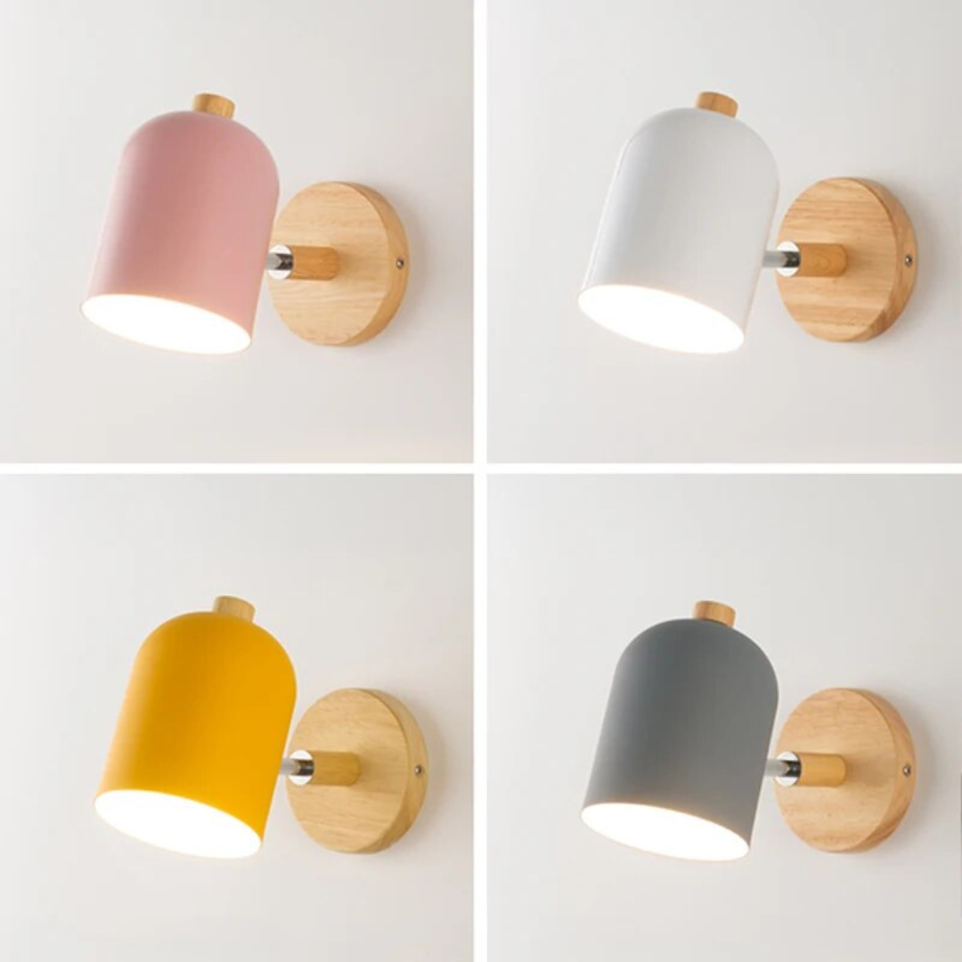 Applique murale Drelis | Bois scandinave, 4 coloris
